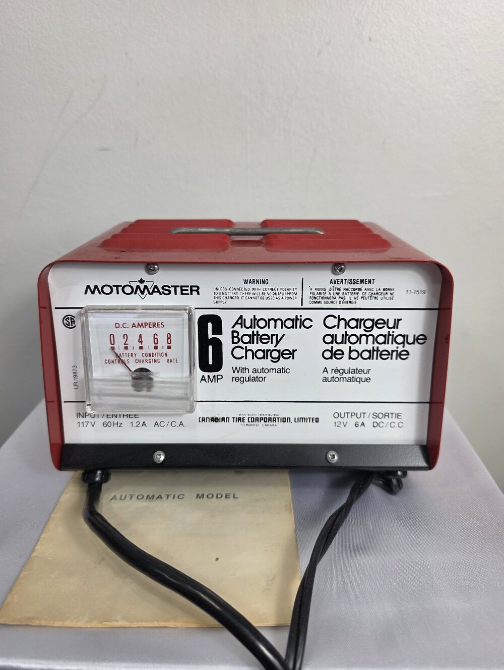 6 Amp Automatic Battery Charger